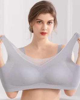 Plus Size Bra 7XL Seamless Bras For Women Underwear Lady Sexy Wireless Breathable Brassiere Push Up Bralette With Pads Top Bras