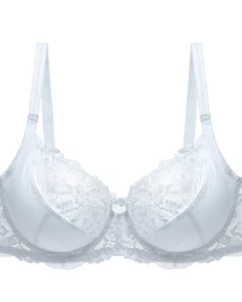 Padded Underwire Bras For Women Women Plus Size Lace Bra Soild Color Push Up Sexy Thin Breathable Bra Womens Slight Bras