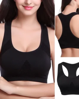 2XL Breathable Women Active Bra Professional Absorb Sweat Top Sports Bra Mesh Bras Push Up Padded Running Gym Fitness Tops