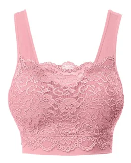 Floral Lace Sports Push Up Bra For Women Sexy Wrap Chest Sleeping Underwear Women’s Seamless Bra Fitness Yoga Sport Corset Tops