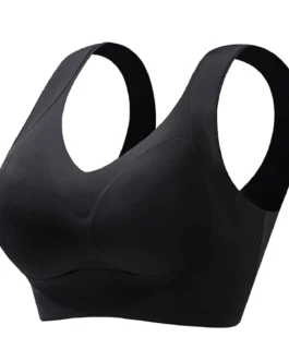 Soft Comfortable Women’S Bras Sexy Shoulder Strap Underwear Smooth Breathable Lingerie Bralette Push Up Solid Wireless Thin Bras