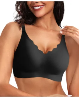 Womens Seamless Bras No Underwire Push Up Padded Bralette Wireless Comfort Bralettes Full Coverage Sleeping Everyday Bra