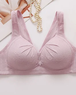 Sexy Lace Top Bras For Women Bralette Padded Underwear Vest Bra Thin Style Without Steel Ring Push Up Beautiful Back Underwear