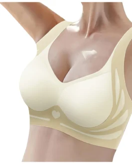 Wireless Soft Support Langerie Bras For Women No Underwire Seamless Bralettes Breathable Gathered Bralette Ladies Underwears