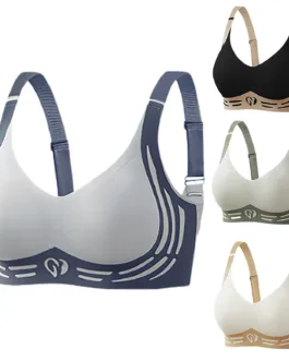 Women’S Push Up Bras Fashion Soild Color Wireless Bra With Seamless Smooth Comfort Wirefree T Shirt Bra Breathable Wear