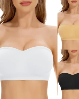 Sports Bra Packs Women’S Comfortable And Sexy Bra Wrapped Chest Strapless Non Slip Wrapped Comfortable Bra пижама женская