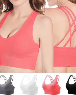 Sexy Women Underwear Bra Women’S Sexy Large Size Integrated High Strength Shockproof Yoga Running Lenceria Mujer Sexy Push Up