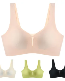 Female Underwear Bras For Women Ladies Seamless Beauty Back Underwear No Steel Ring Sports Bra Sexy Push Up SutiãS Sexy