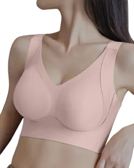 Women’S Convertible Bras For Women One Fab Fit Underwire Bra Demi T Shirt Bra Comfortable Active Padded Brassiere Crop Top Mujer